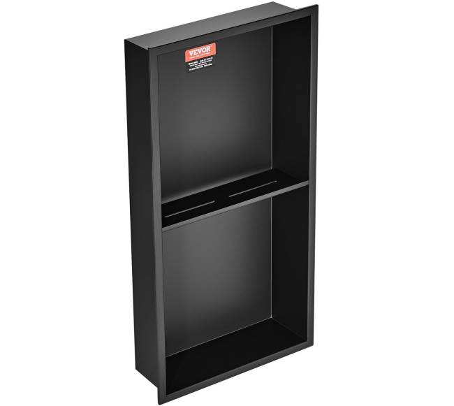 nerūdijančio plieno dušo niša su lentynomis10