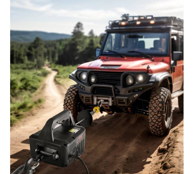 2 viename nešiojama elektrinė gervė 499 kg7