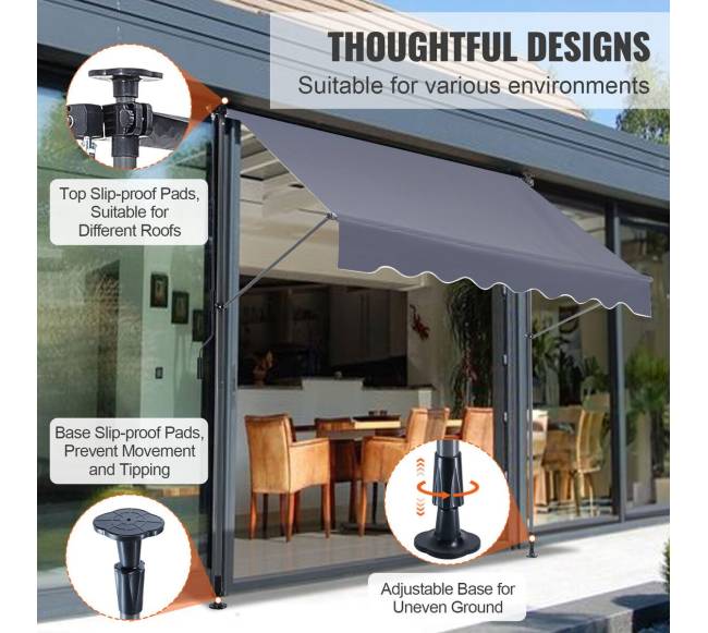 Ištraukiama rankinė markizė balkonui ir sodui4