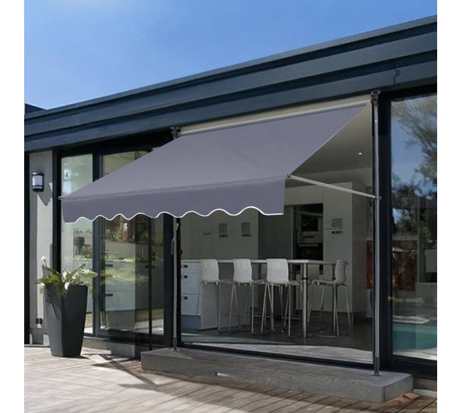 Ištraukiama rankinė markizė balkonui ir sodui7