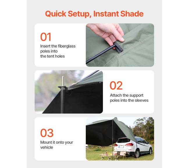 Automobilinė tentinė pastogė su dideliu pavėsiu2