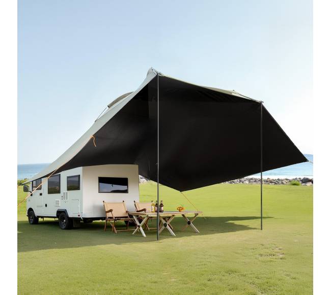 Automobilinė tentinė pastogė su dideliu pavėsiu7