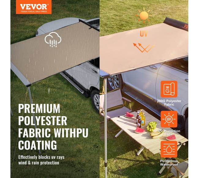 Automobilio šoninis brezentas 140x200 cm1