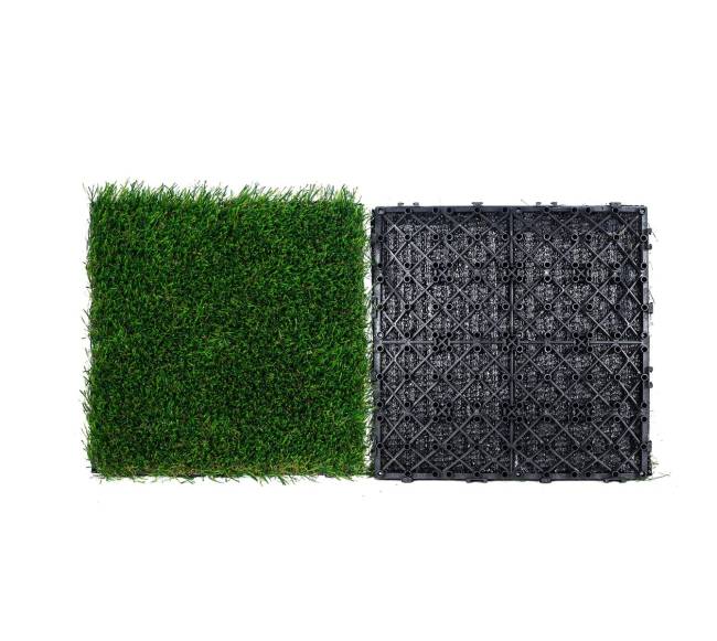 Dirbtinės žolės plytelės terasai, 18 vnt. rinkinys0