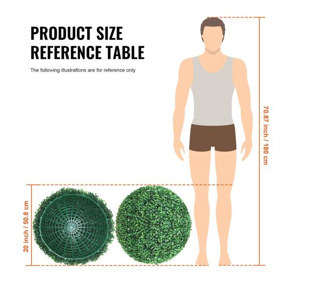 Dirbtiniai buksmedžio medeliai, 51 cm aukščio7