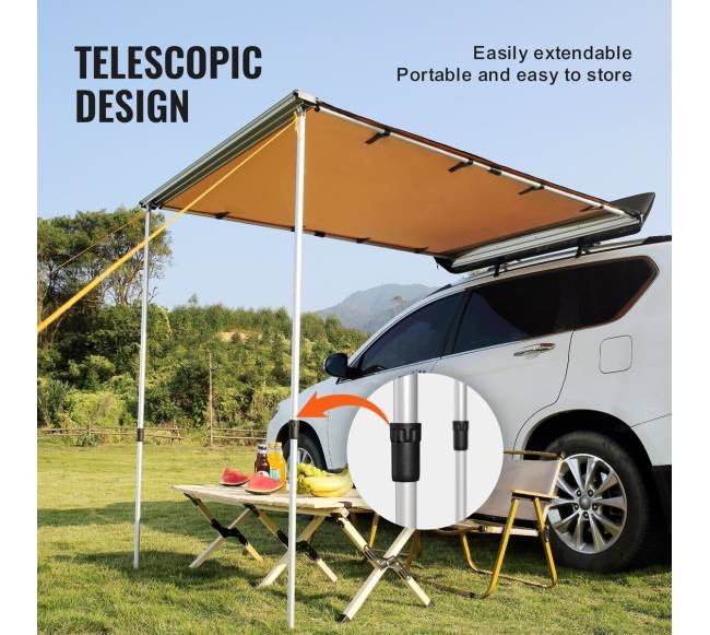 Automobilinis šoninis tentas 2 m x 2.5 m3