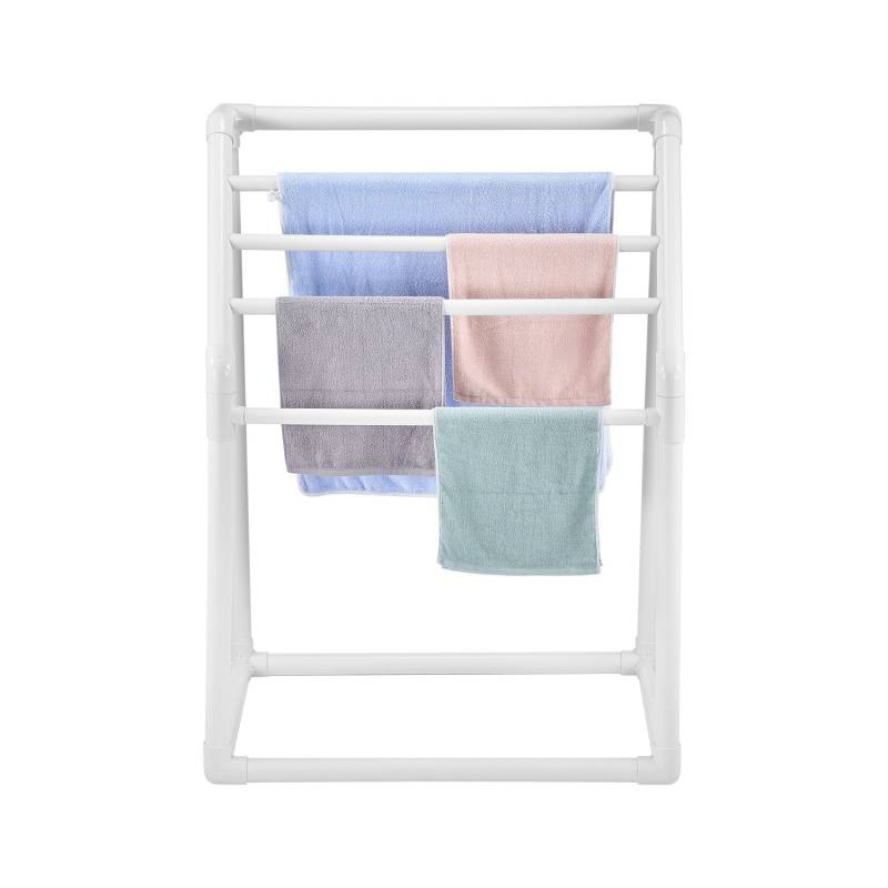 Balto PVC rankšluosčių stovas lauko baseinui0