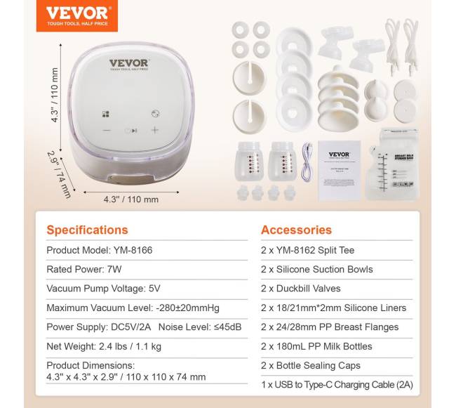 Elektrinis dvigubas pientraukis su 4 režimais6