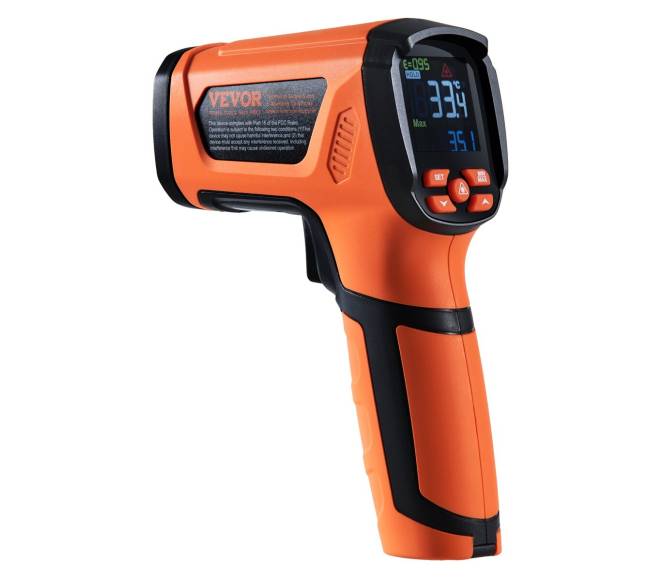 Infraraudonųjų spindulių termometras su dviem lazeriais0