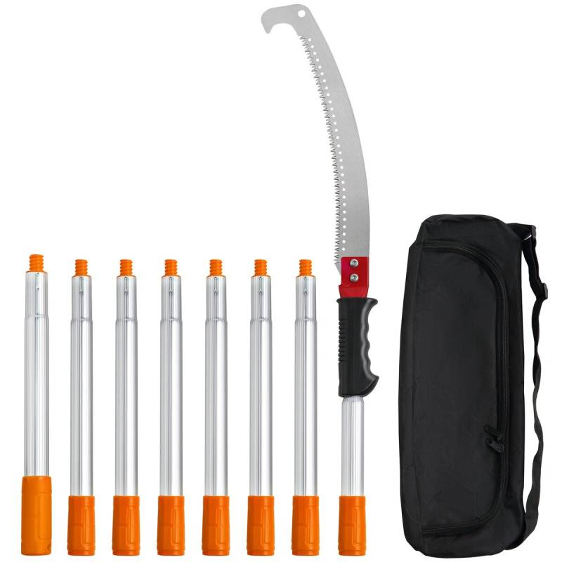 Teleskopinis pjūklas medžių šakoms genėti0