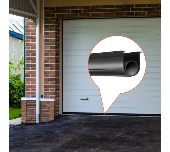 Garažo vartų apatinis sandariklis, guminis7