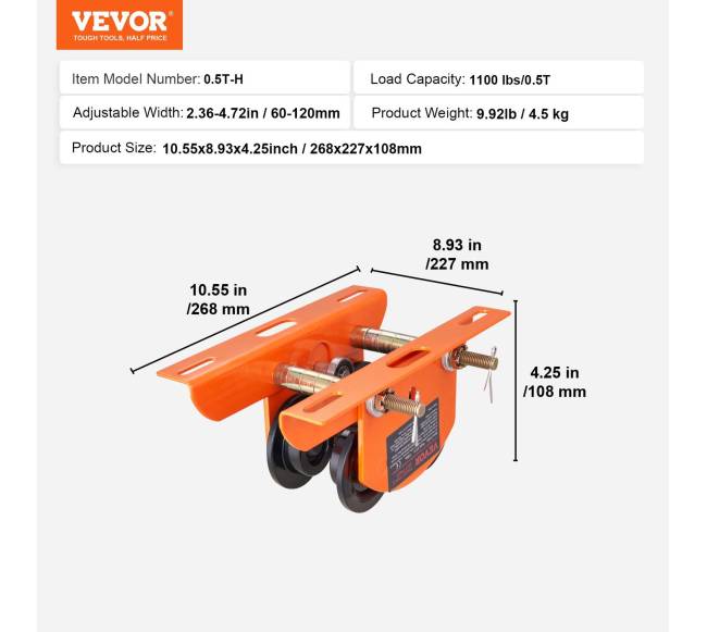 Elektrinis keltuvas su važiuokle, 0,5 tonos6