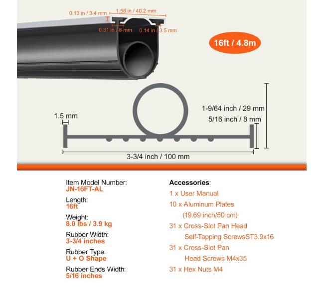 Garažo durų apatinė sandarinimo guma6