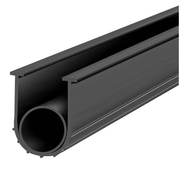 Garažo durų apačios tarpiklis, U forma, 6 m9