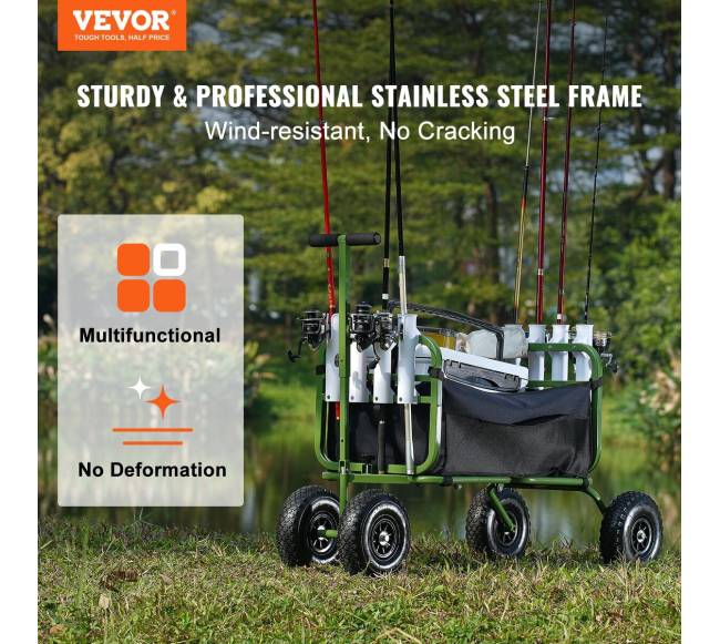 Žvejybos vežimėlis su keturiais ratais1