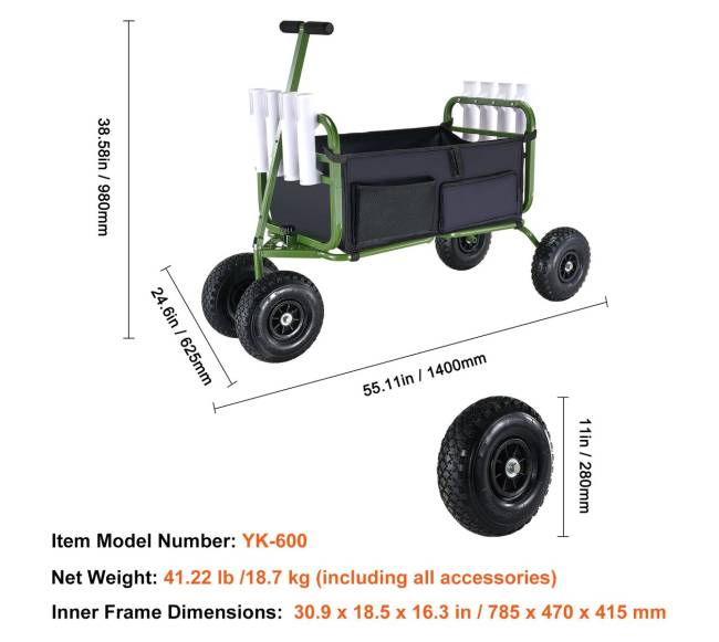 Žvejybos vežimėlis su keturiais ratais6