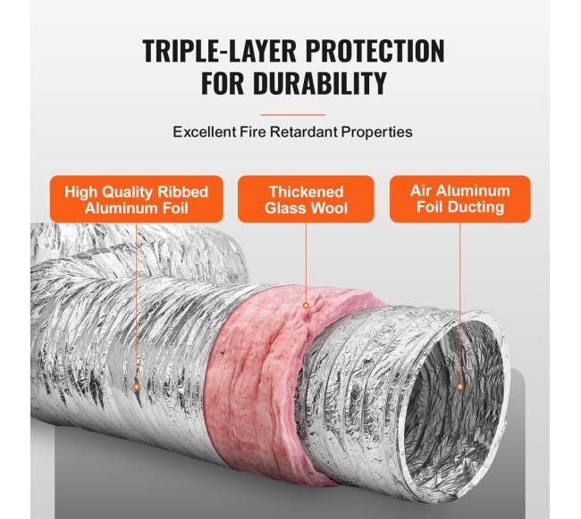 Džiovyklės ventiliacijos žarna 20 cm skersmens2