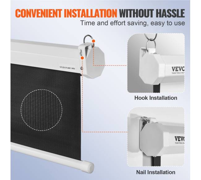 Rankinis projektoriaus ekranas 100 colių4
