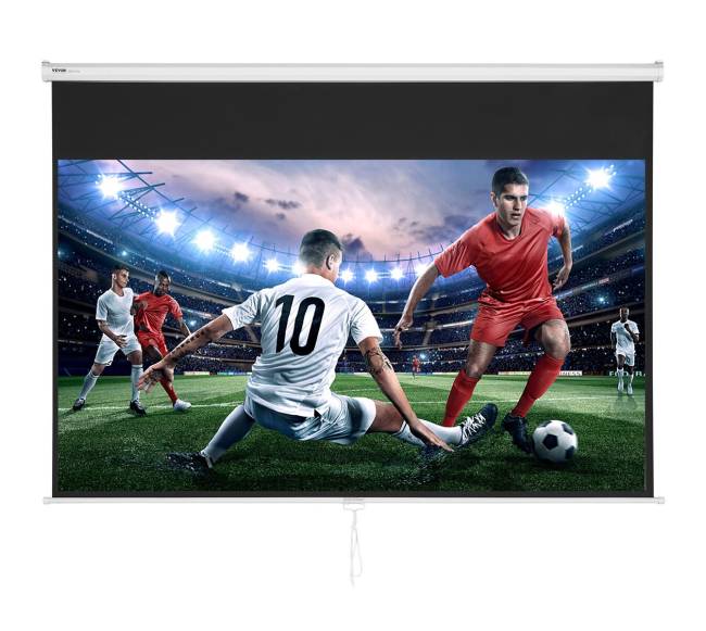 Rankinis projektoriaus ekranas 100 colių9