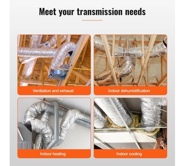 Džiovintuvo ventiliacijos žarna, 152.4 mm, izoliuota5