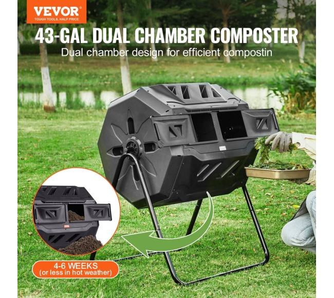 Komposto dėžė 162,7 litrų sukamąja konstrukcija1