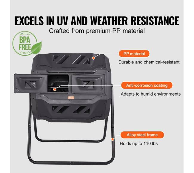 Komposto dėžė 162,7 litrų sukamąja konstrukcija3