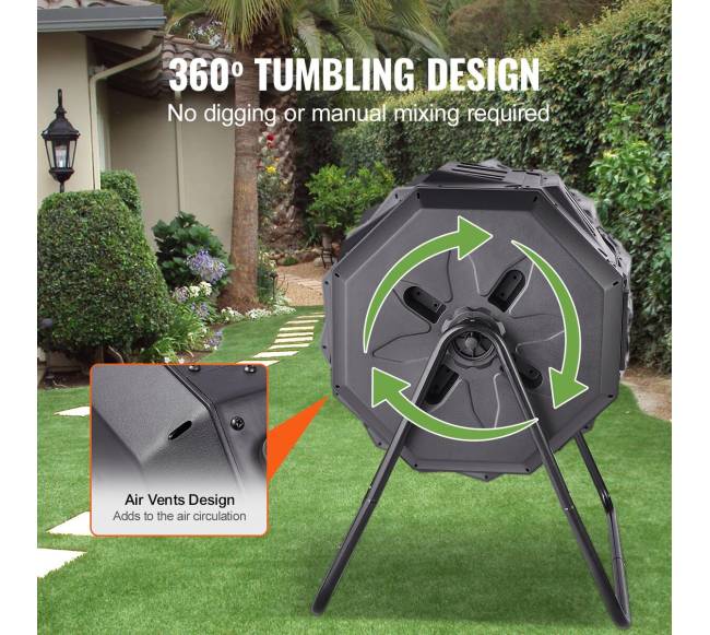 Komposto dėžė 162,7 litrų sukamąja konstrukcija4