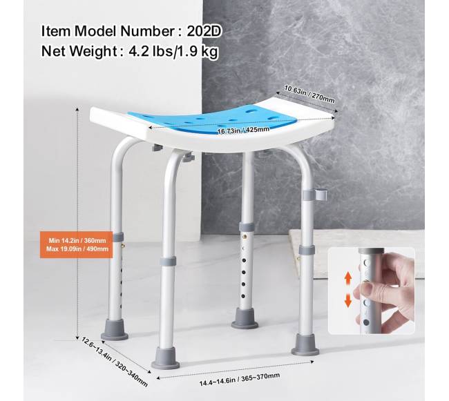 Reguliuojamo aukščio dušo kėdė5