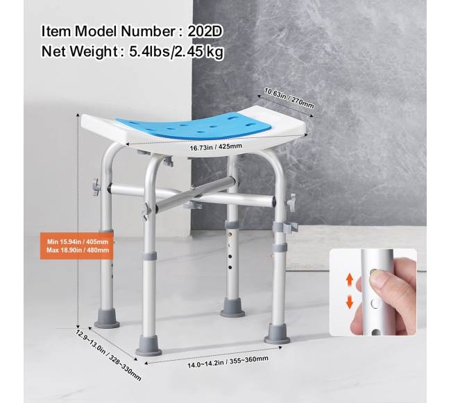 Reguliuojama dušo kėdė senjorams ir neįgaliesiems5