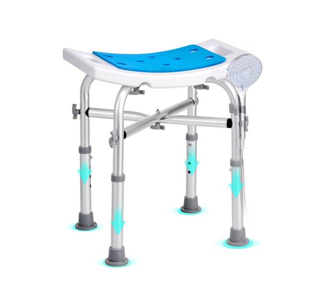 Reguliuojama dušo kėdė senjorams ir neįgaliesiems8