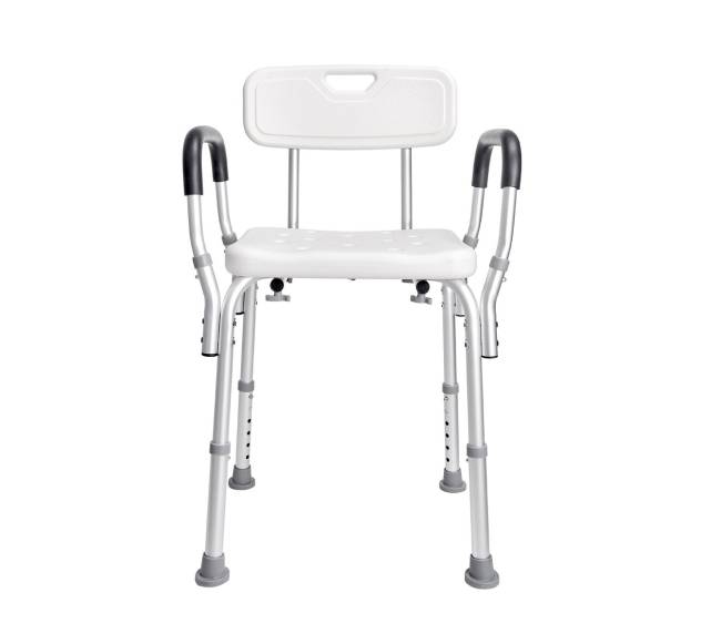 Dušo kėdė su atlošu, reguliuojamas aukštis9