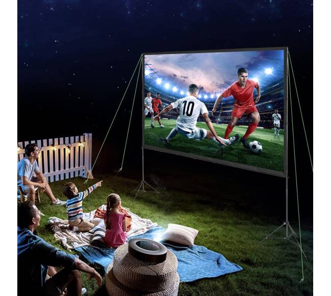 Projekcinis ekranas su stovu 120 colių7