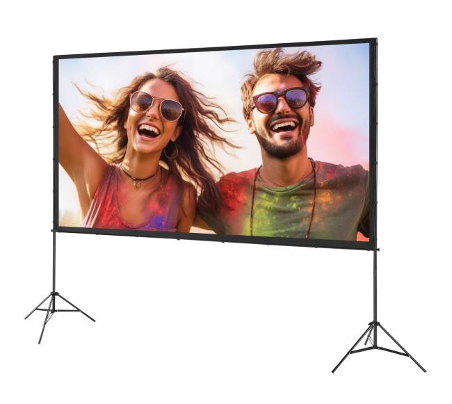 Projekcinis ekranas su stovu 120 colių8