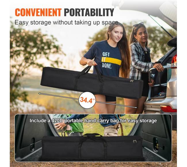 Projekcijos ekranas su stovu, 150 cm 16:94