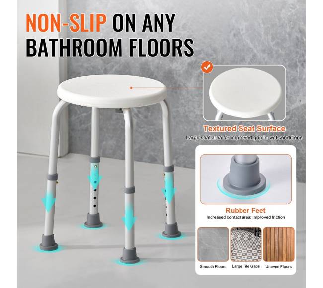 Dušo kėdė su reguliuojamu aukščiu3