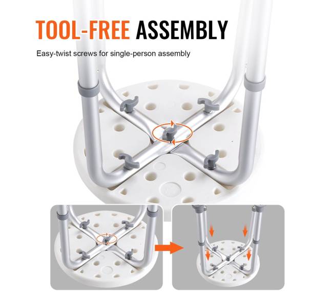 Dušo kėdė su reguliuojamu aukščiu6