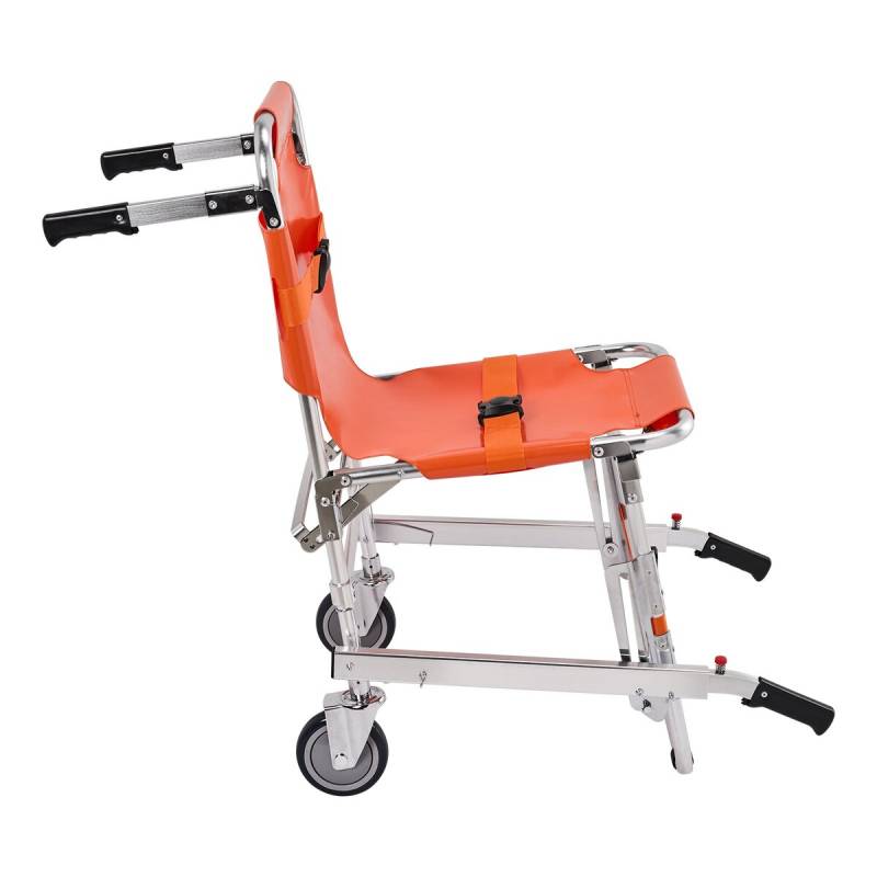 sulankstoma nešiojama evakuacijos kėdė laiptais0