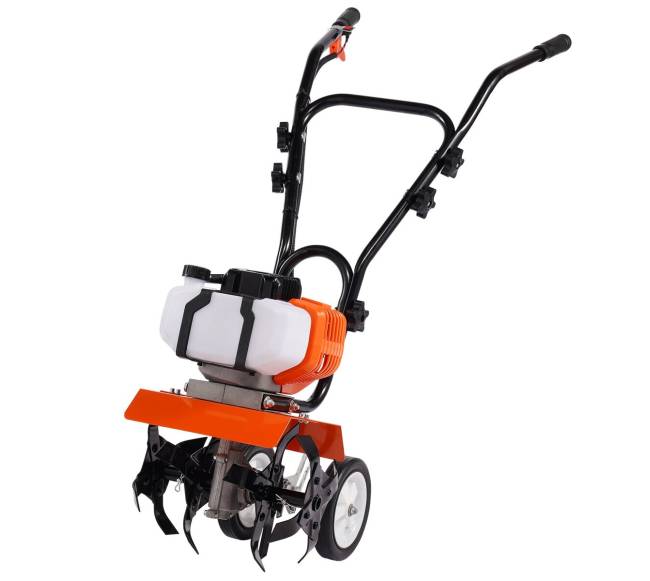 Benzininis sodo kultivatorius 43CC su plieniniais dygliais8