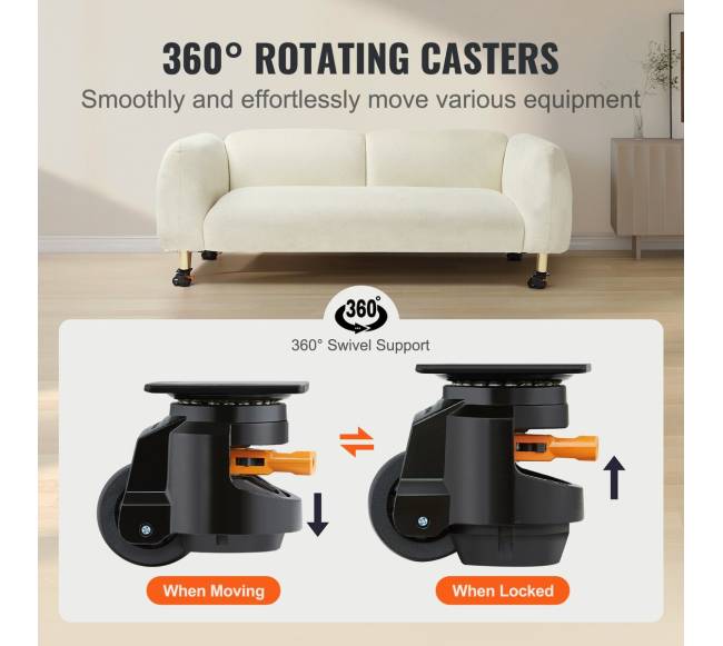 Lengvės rinkinys su reguliuojamomis atramomis3