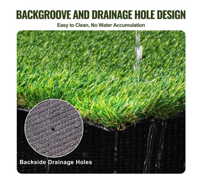 Dirbtinė žolė, 1.8 x 3 m kilimas lauko dekorui4