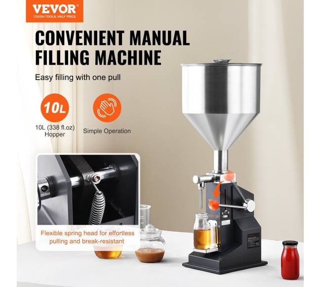 Rankinis skysčių užpildymo įrenginys, 5-50 ml1