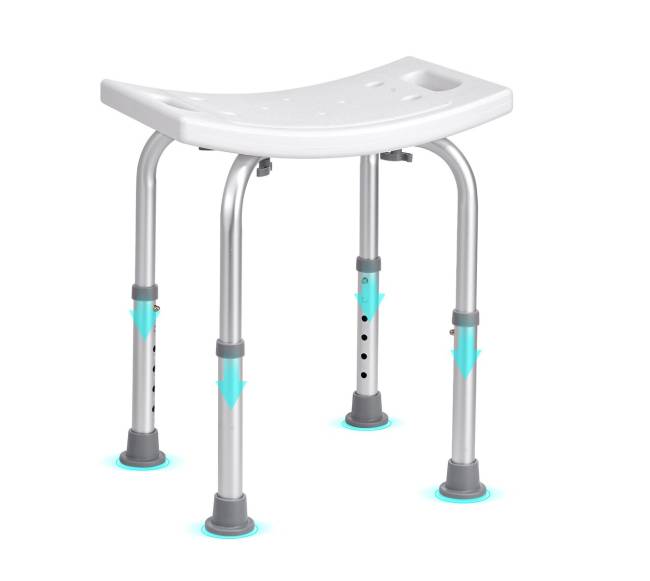 Reguliuojamo aukščio dušo kėdė su rankenomis8