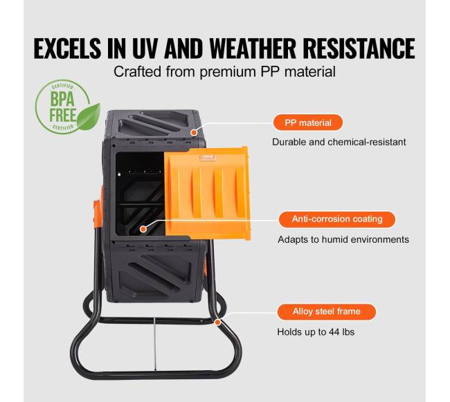 Sodo komposto dėžė, 70 L, viena kamera3