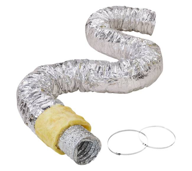 Džiovintuvo ventiliacijos žarna 127 mm, izoliuota0