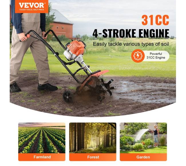 Benzininis 38CC 4-taktis sodo kultivatorius1