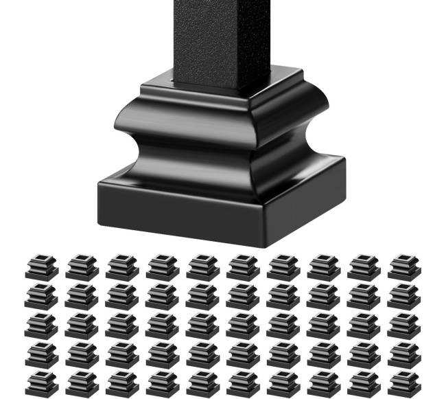 Aliuminio turėklų laikikliai laiptams, 50 vnt.0