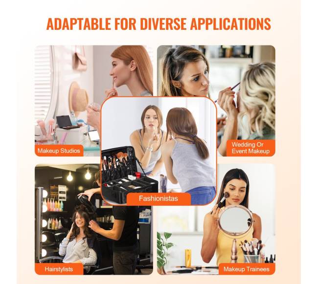 Didelis kosmetikos lagaminas su rankena5