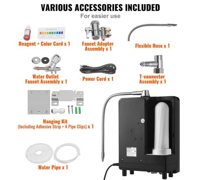 Vandens jonizatorius su UV ir šildymu5