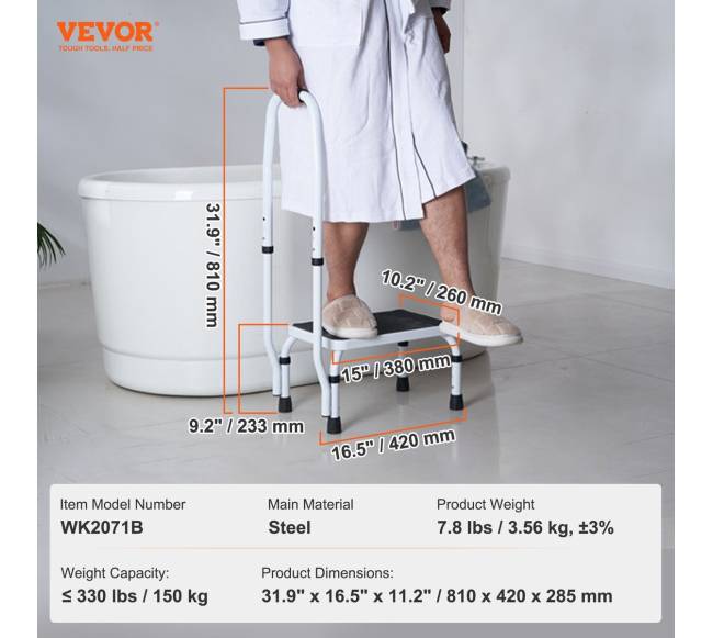 laipteliai su 3 aukščio reguliavimu ir rankena6