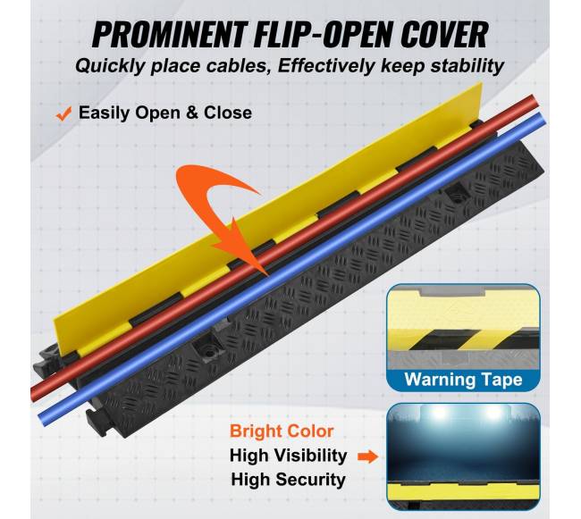5 vnt guminis kabelių apsaugos rampas4